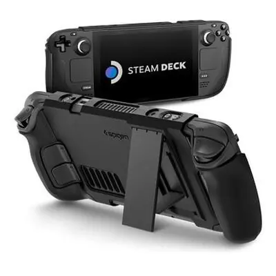 Spigen Thin Fit kryt with Kick Stand Steam Deck černý