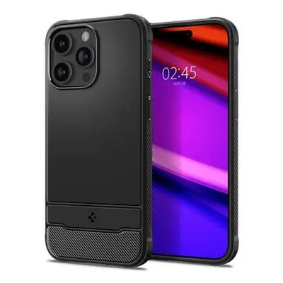 Spigen Rugged Armor MagFit kryt iPhone 15 Pro matně černý