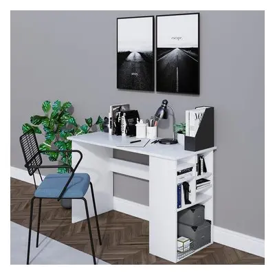 Hanah Home Study Desk Akasya - White White