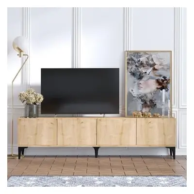 Hanah Home TV Stand Nora - Sapphire Oak Sapphire Oak