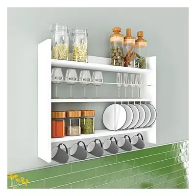 Hanah Home Kitchen Shelf Kolin - White White