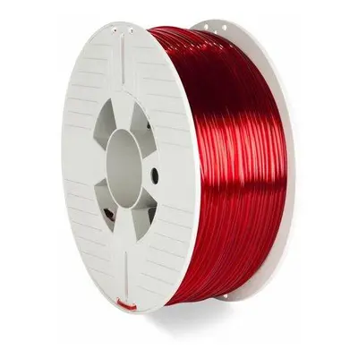 VERBATIM 3D tisková struna PETG / Filament / průměr 2,85mm / 1kg / červená průhledná (red transp