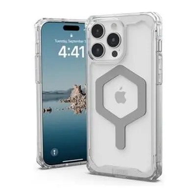 UAG Plyo MagSafe iPhone 15 Pro Max bílý/stříbný