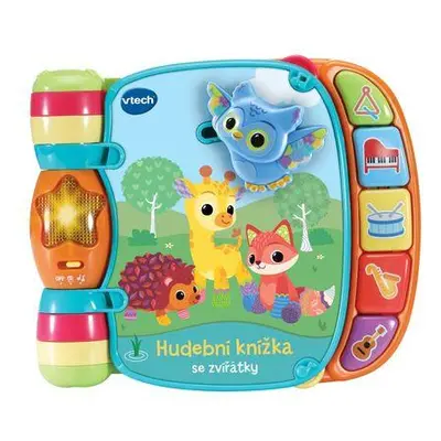 Vtech Hudební knížka se zvířátky CZ