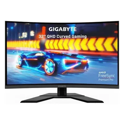 GIGABYTE G32QC A 32inch Curve QHD 2560x1440 1ms 350 cd/m2 HDMI 2.0 x2 DP 1.2, G32QC A