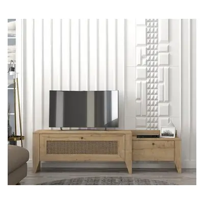 Hanah Home TV Stand Madura - Oak Oak