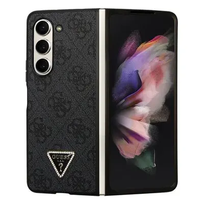 Guess 4G PU Leather Triangle Samsung Galaxy Z Fold 5 Black