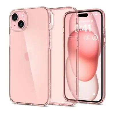 Spigen Crystal Flex kryt iPhone 15 Plus růžový