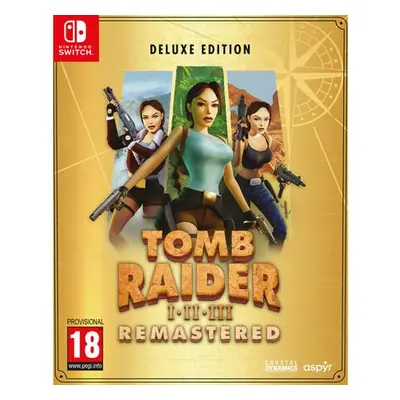 Tomb Raider I-III Remastered Starring Lara Croft: Deluxe Edition (Switch)