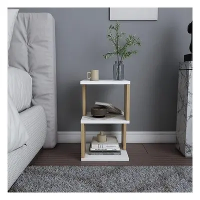 Hanah Home Nightstand Carter - White, Oak