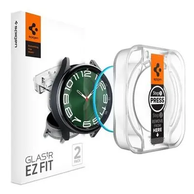 Spigen Glass tR EZ Fit 2 Pack ochranné sklo pro Samsung Galaxy Watch6 Classic 47mm