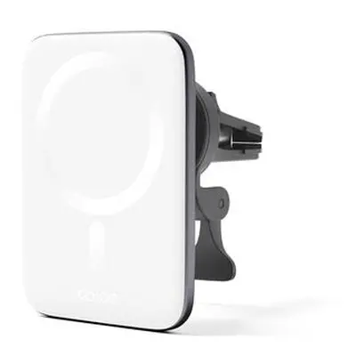 iStores by Epico Ultrathin Wireless Car Charger - MagSafe compatible - Strieborná/biela