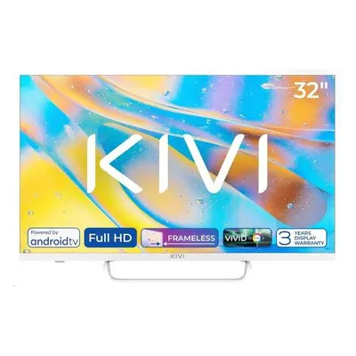 KIVI - 32', FHD, Android TV 11, Bílá, 1920x1080, 60 Hz,rep. 2x8W, 26 kWh/1000h , BT5.1, HDMI 3x,