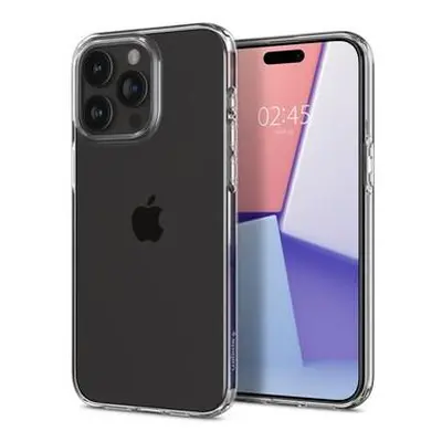 Ochranný kryt Spigen Crystal Flex pro iPhone 15 Pro transparentní