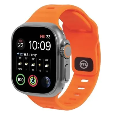 Mobile Origin Strap silikonový řemínek pro Apple Watch 49/45/44/42mm oranžový