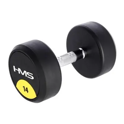 Pogumovaná jednoruční činka HMS HG Pro 14 kg