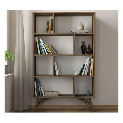 Hanah Home Bookshelf Flamingo - Walnut Walnut