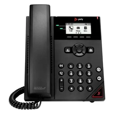 Poly VVX 150 2-Line IP Phone and PoE-enabled