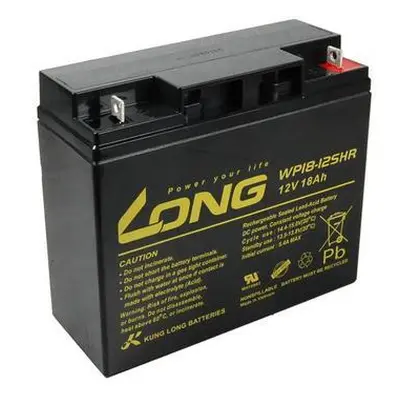 Long 12V 18Ah olověný akumulátor High Rate F3, PBLO-12V018-F3AH