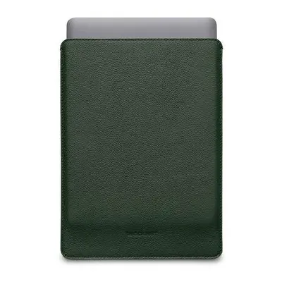 Woolnut kožené Sleeve pouzdro pro 13" MacBook Pro/Air tmavě zelené, WNUT-MBP13-S-546-GN