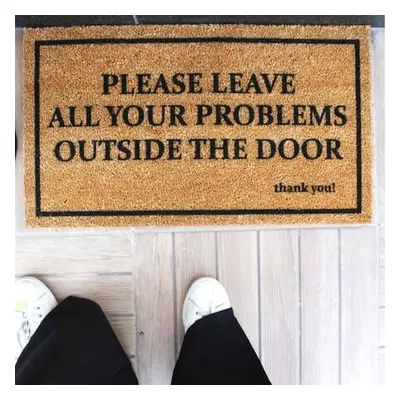 Aberto Design Coco Doormat Problems BrownBlack