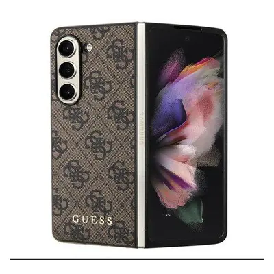 Guess Charms Hard Case 4G Galaxy Z Fold 5, Brown