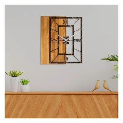 Wallity Decorative Wooden Wall Clock Wooden Clock 37-A