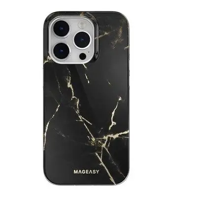 SwitchEasy kryt Marble Case pre iPhone 14 Pro - Pearl Black