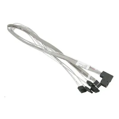 Supermicro MiniSAS to 4 SATA 55/55/55/55cm with Sideband Cable