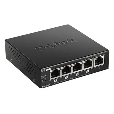 D-Link DGS-1005P 5x10/100/1000 PoE+Switch, DGS-1005P/E