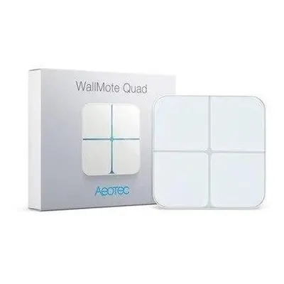 Ovladač Scén - AEOTEC WallMote Quad (ZW130-C)