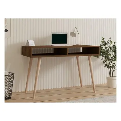 Hanah Home Study Desk Novo - Walnut Walnut