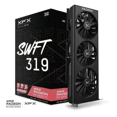 XFX AMD Radeon RX 6800 XT Speedster SWFT 319 CORE 16GB GDDR6, 3xDP HDMI, RX-68XTAQFD9