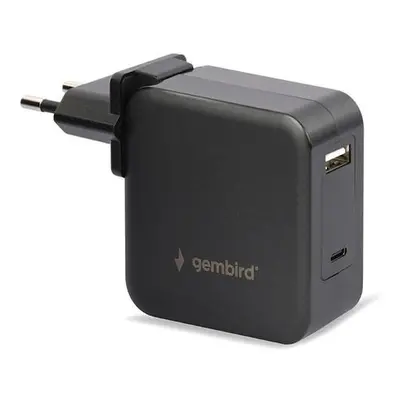 Univerzální adaptér GEMBIRD NPA-PD60-01 pro notebook, Type-C PD, USB, 60W, NPA-PD60-01