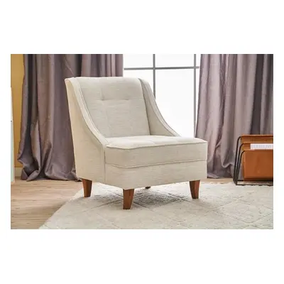 Atelier del Sofa Wing Chair Ella Prestij - Cream Cream