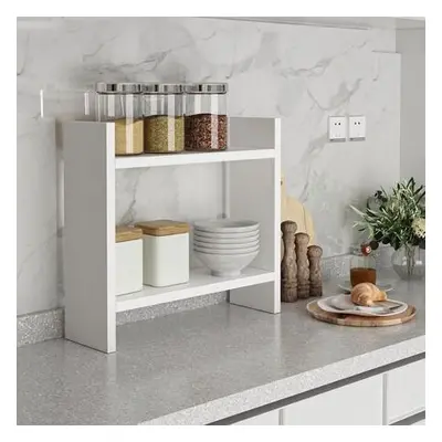 Hanah Home Kitchen Shelf Denver - White White