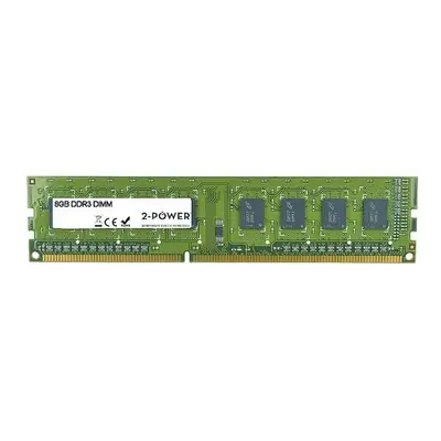 2-Power 8GB MultiSpeed 1066/1333/1600 MHz DDR3 Non-ECC DIMM 2Rx8, MEM0304A