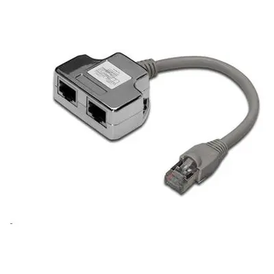 PremiumCord Modulární RJ45 distributor 1 port ISDN + 1 port RJ45 10/100Base T