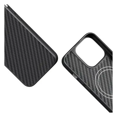 EPICO Hybrid Carbon MagSafe Case iPhone 14 Plus černý