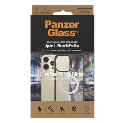 PanzerGlass ClearCase Apple iPhone 14 Pro Max (Black edition) s MagSafe