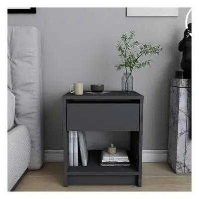 Hanah Home Nightstand Sheridan - Anthracite Anthracite