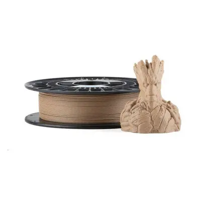 Filament PM tisková struna/filament 1,75 PLA+ WOODJet, přírodní, 0,5 kg, 252113280610801