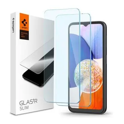 Spigen Glass tR Slim 2 Pack ochranné sklo pro Samsung Galaxy A14 5G/A14 LTE