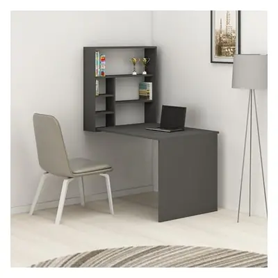 Hanah Home Study Desk Sedir - Anthracite Anthracite