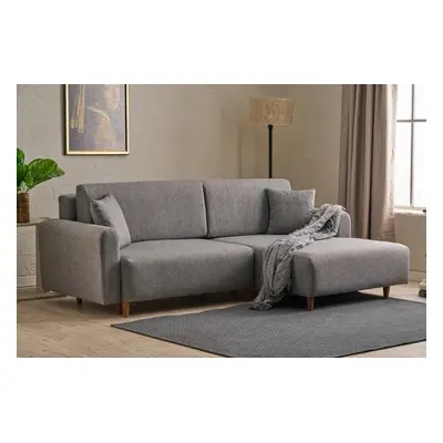 Atelier del Sofa Corner Sofa-Bed Mane Right - Grey Grey