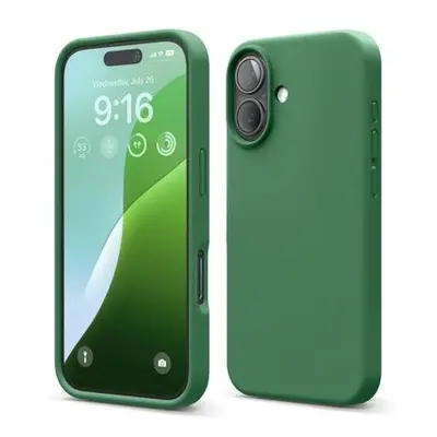 Elago kryt Silicone Case pre iPhone 16 - Alpine Green