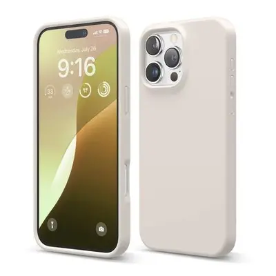 Elago kryt Silicone Case pre iPhone 16 Pro Max - Stone