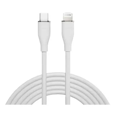 Solight SSC1901-S USB-C/Lightning kabel, USB-C konektor - Lightning konektor, silikon, 1m