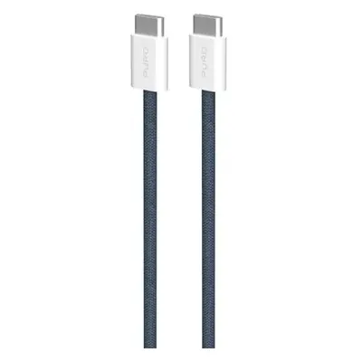 PURO Fabrik 2.0 USB-C/USB-C kabel (60W) 1,5 m, tmavě modrý