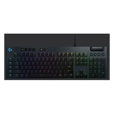 Logitech herní klávesnice G815 LIGHTSYNC RGB/ mechanická/ GL taktilní/ USB/ US layout/ Carbon